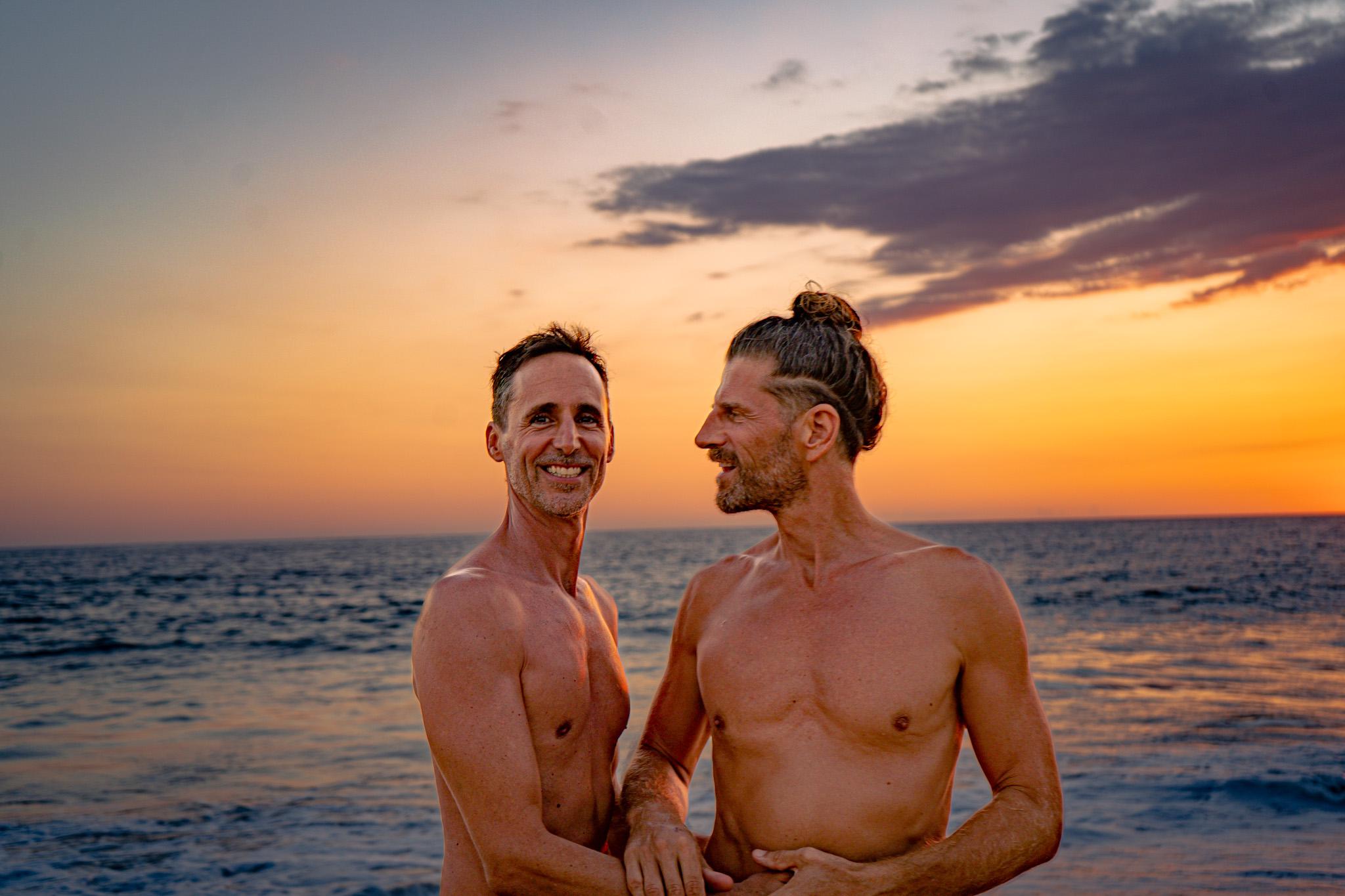 Markus Zinsberger and Yoann Bagneux founders All Men Yoga Montreal