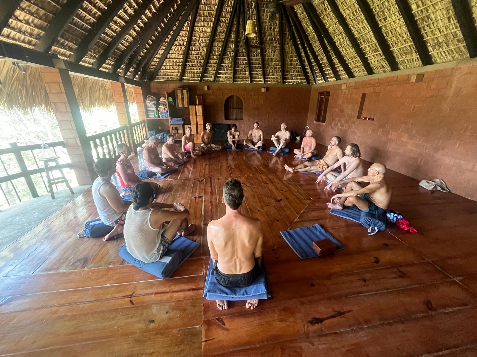 Gay men yoga retreat Zipolite Oaxaca Mexico