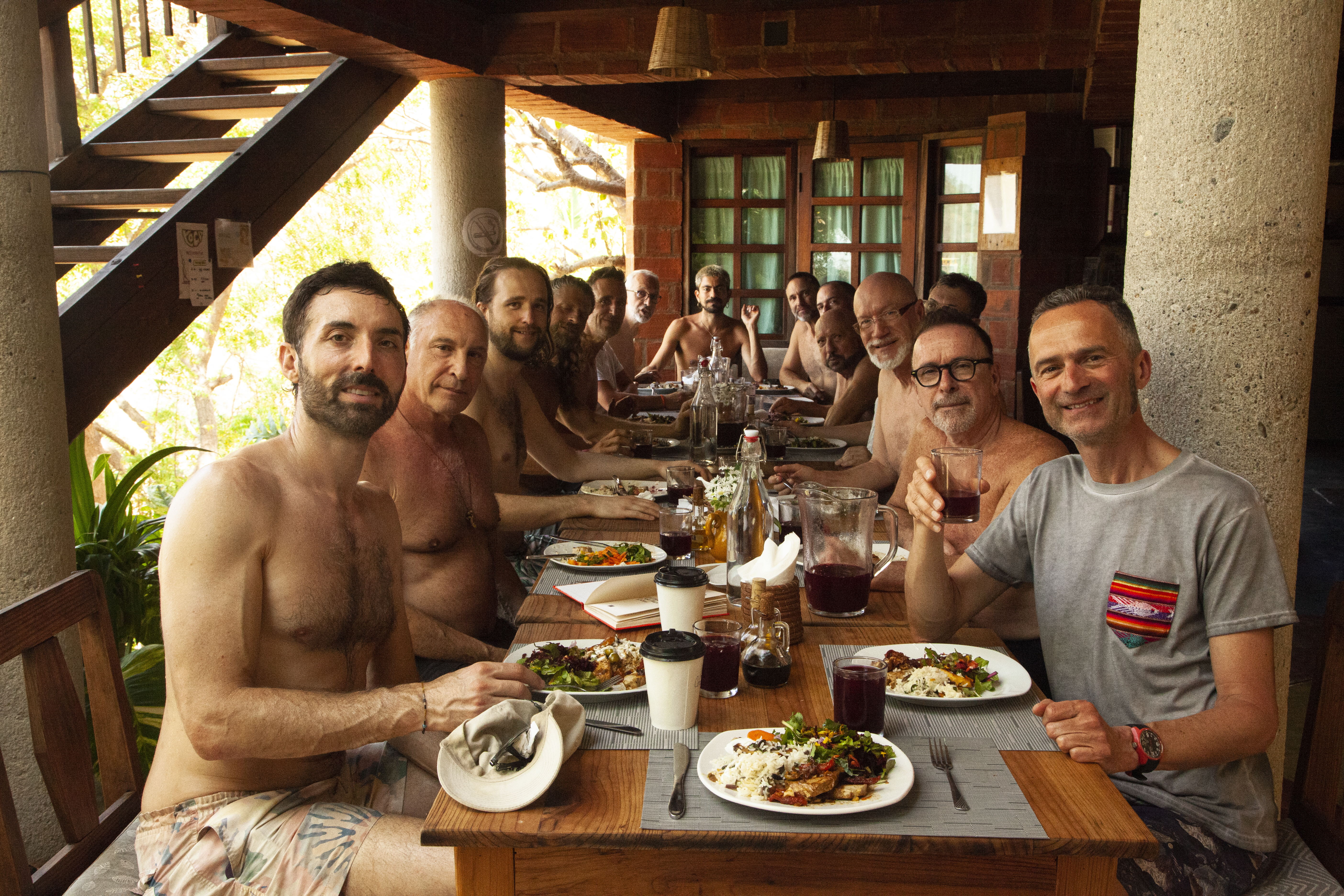 Gay men yoga retreat Zipolite Oaxaca Mexico